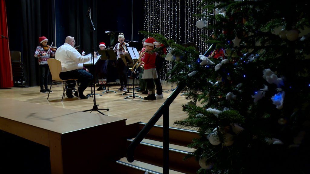 Les élèves de l’école de musique de Sarralbe fêtent Noël