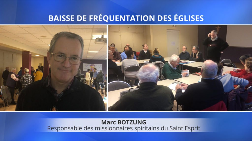 La fréquentation des églises est en baisse. Le point de vue de Marc Botzung