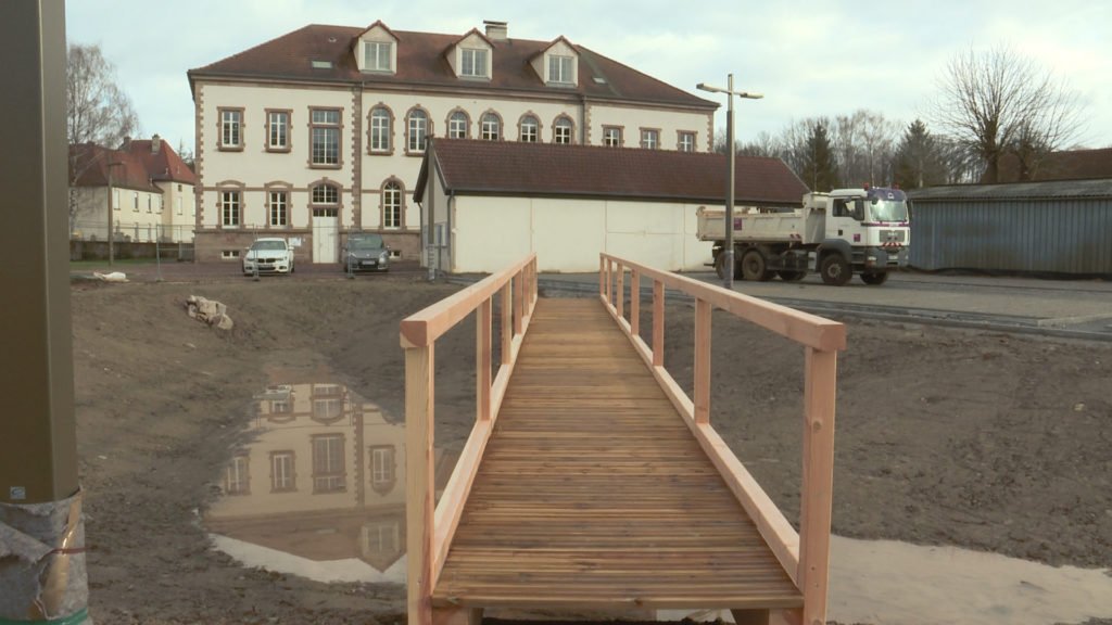 Petit point sur les travaux de la place Aynié à Bitche