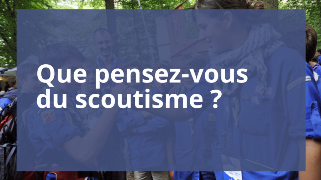 Que pensez-vous du scoutisme ?