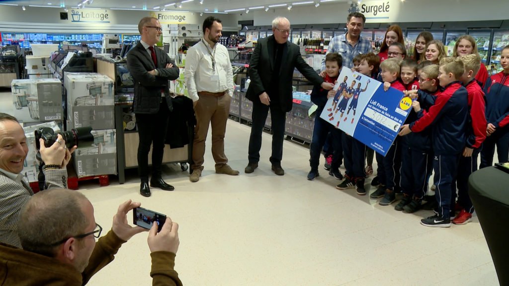 Le Magasin Lidl inauguré, plus de 3000 euros pour le hand sarregueminois