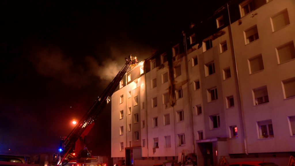 incendie à Rouhling