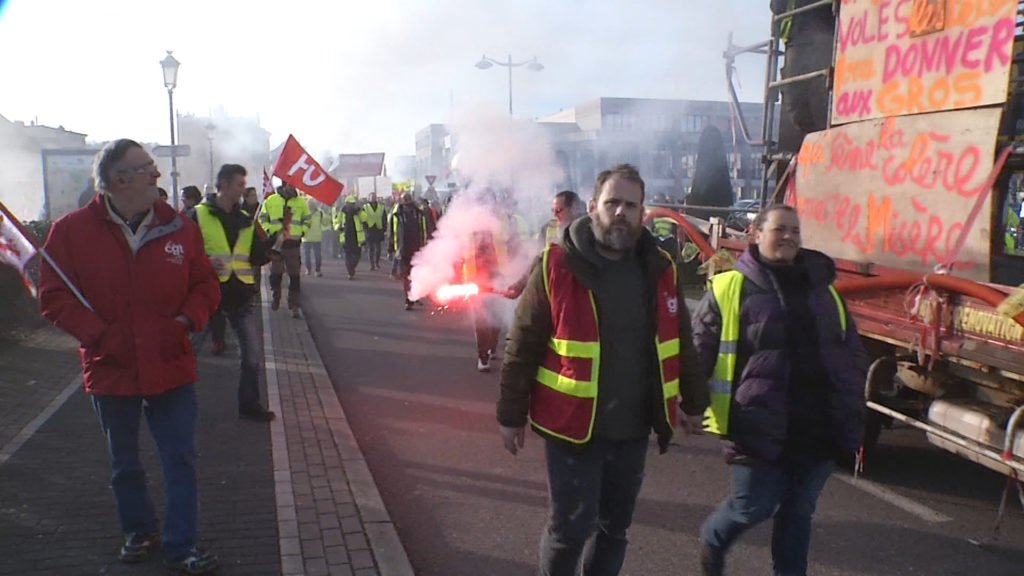 Manifestation départementale à Saint-Avold