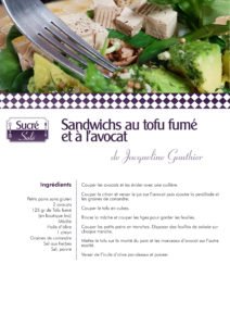 La recette de Jacqueline Gauthier