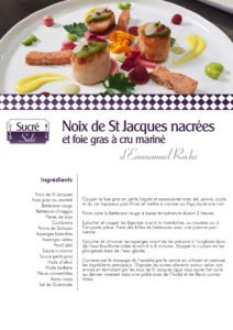 La recette d'Emmanuel Roche