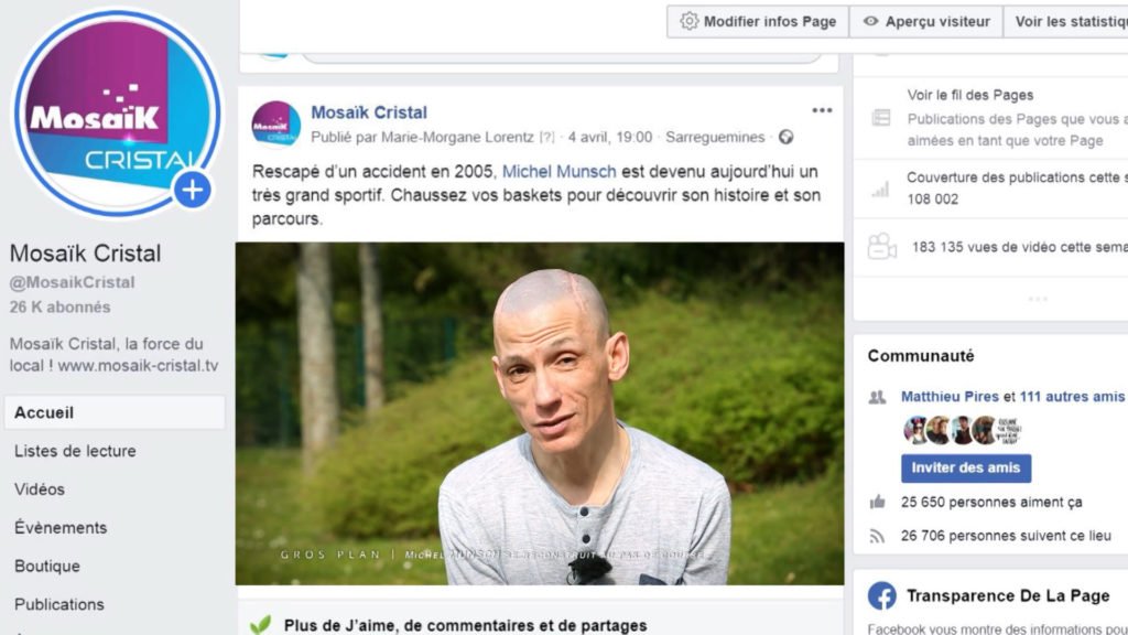 Le top des vidéos sur Facebook