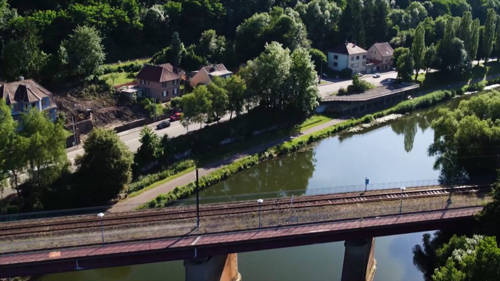 On tour sur le canal de la Sarre