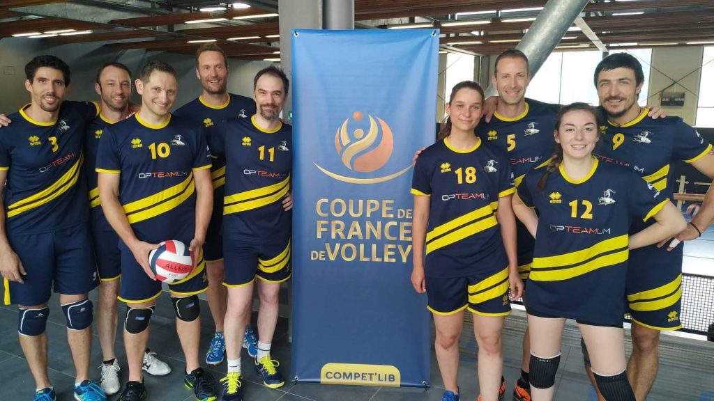 Le club de volley Sarreguemines en Coupe de France