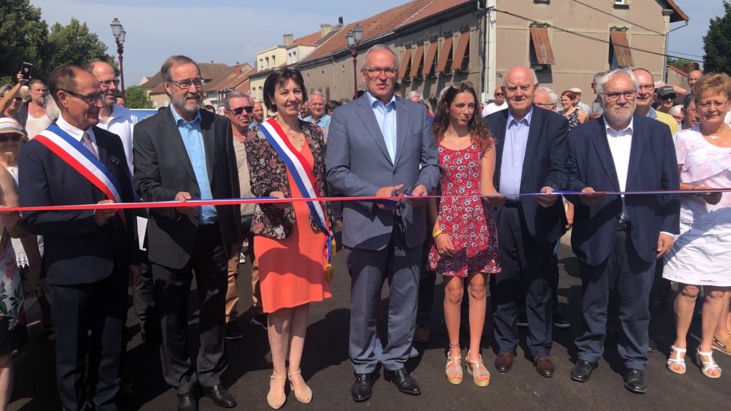 Inauguration du pont de Sarralbe