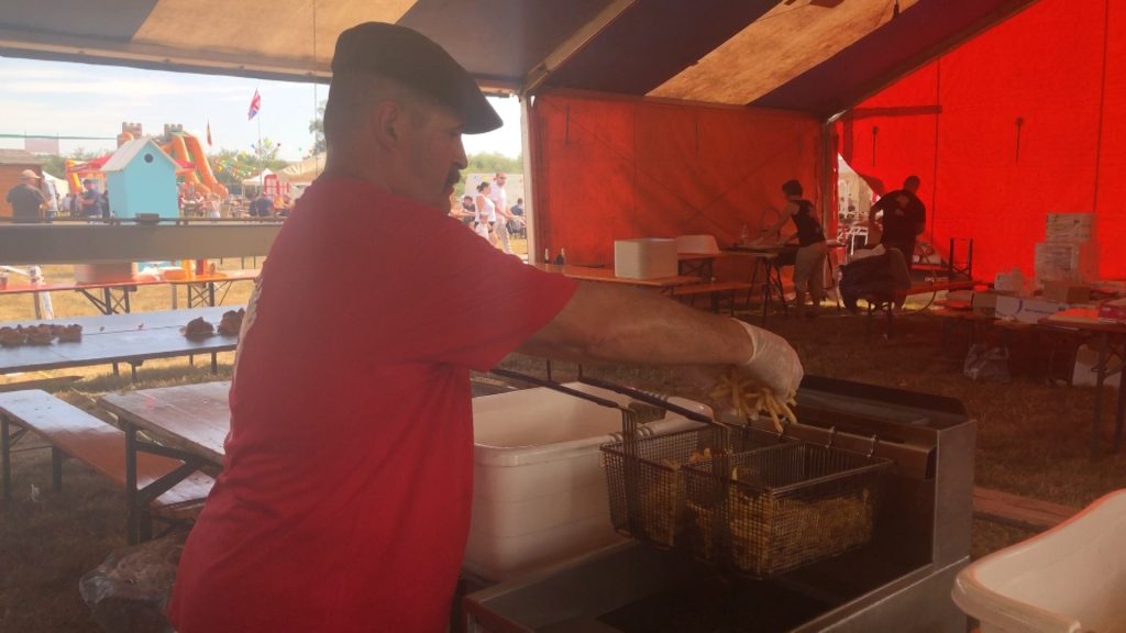 Le festival de la frite a survécu à la tempête