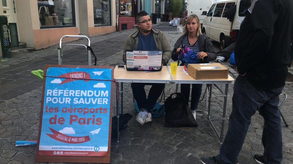 Les gilets jaunes se mobilisent contre la privatisation des aéroports de Paris