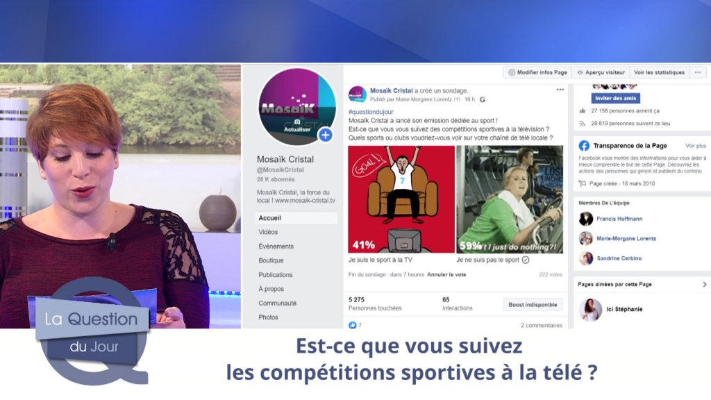 Suivez-vous les compétitions sportives à la télé ?