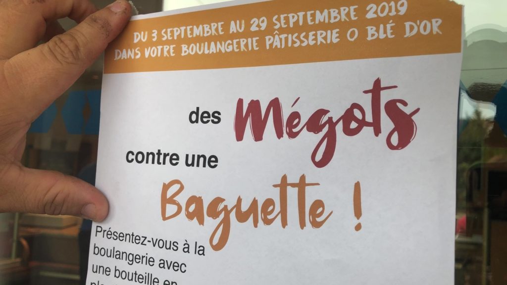 #FillTheBottle, une baguette gratuite contre des mégots