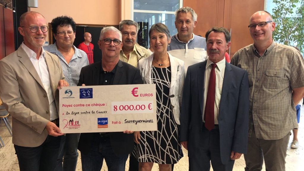 8 000 euros contre le cancer