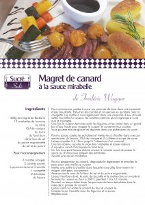 La recette de Frédéric Wagner