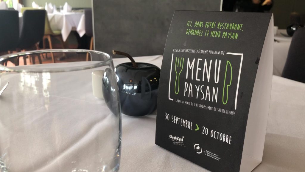 L’Hostellerie Saint Hubert propose un menu paysan