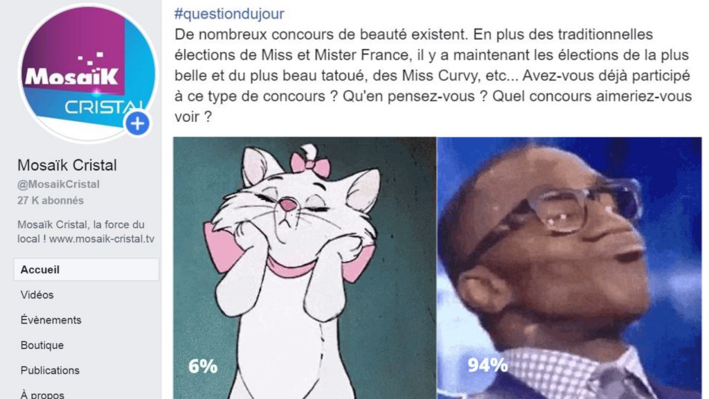 Que pensez-vous des concours de beauté ?