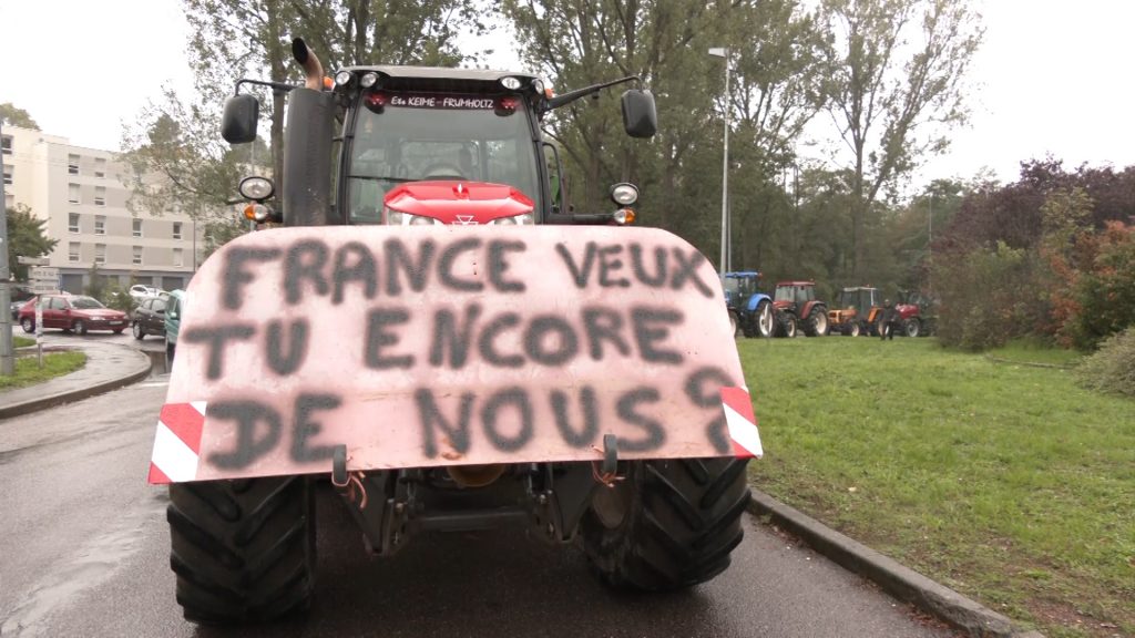 Les agriculteurs sont en colère