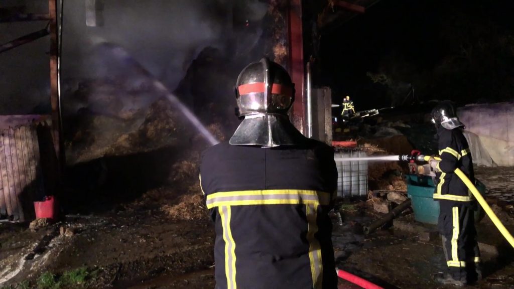 Un incendie impressionnant à la ferme d’Altkirch