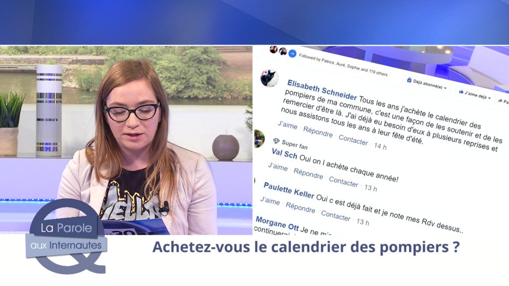 Achetez vous le calendrier des pompiers ?