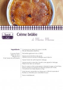 La recette de Marine Moreau