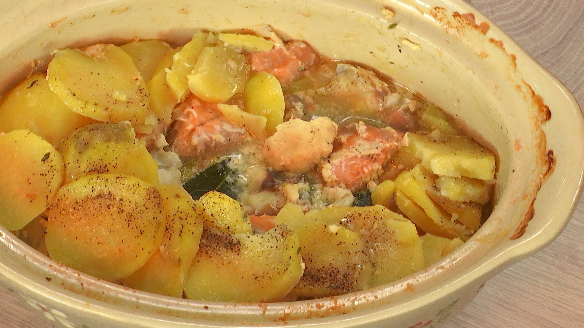 Une recette de Baeckeoffe au poisson - Mosaik Cristal
