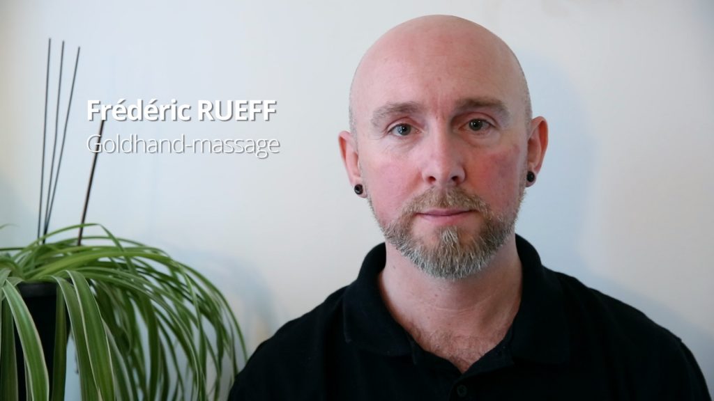 Frédéric Rueff, l'invitation au massage