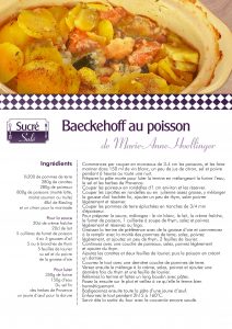 Marie-Anne Hoellinger cuisine un Baeckeoffe au poisson