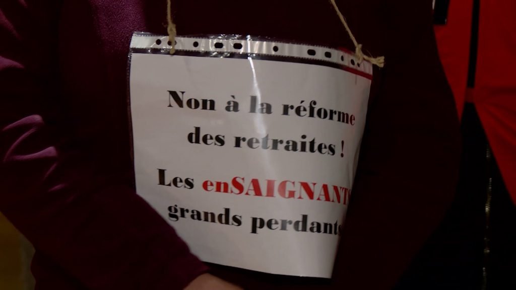 Une action originale contre la réforme des retraites