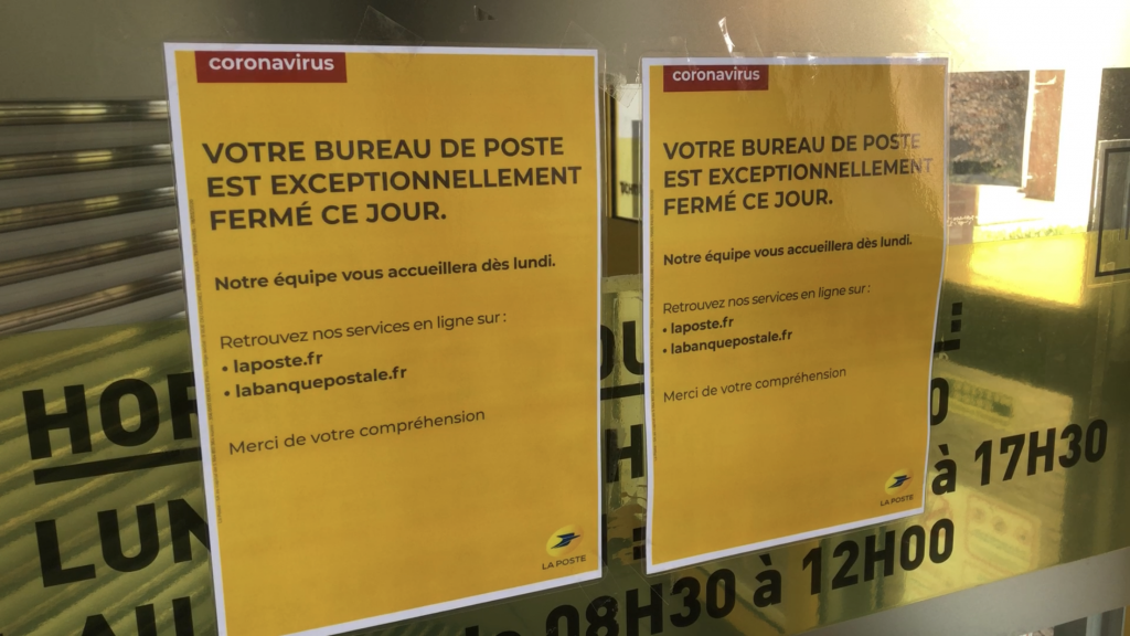 La poste exceptionnellement fermée samedi