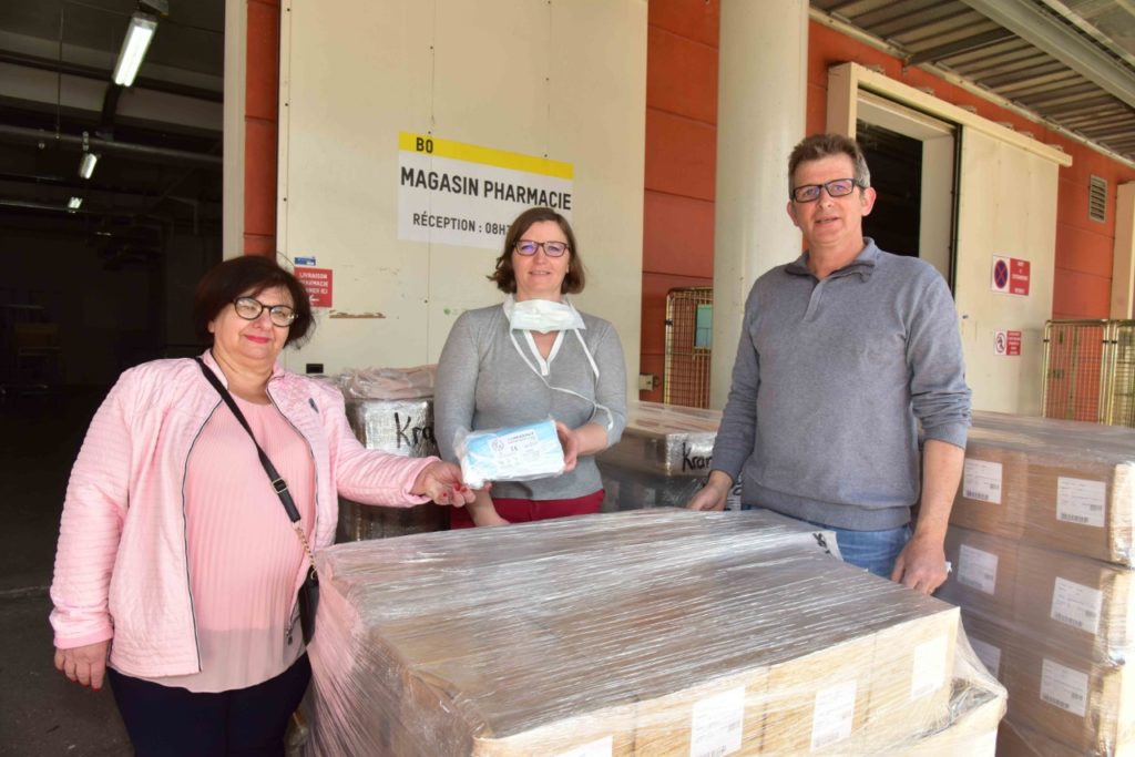 Don d'une entreprise sarroise pour le CHR