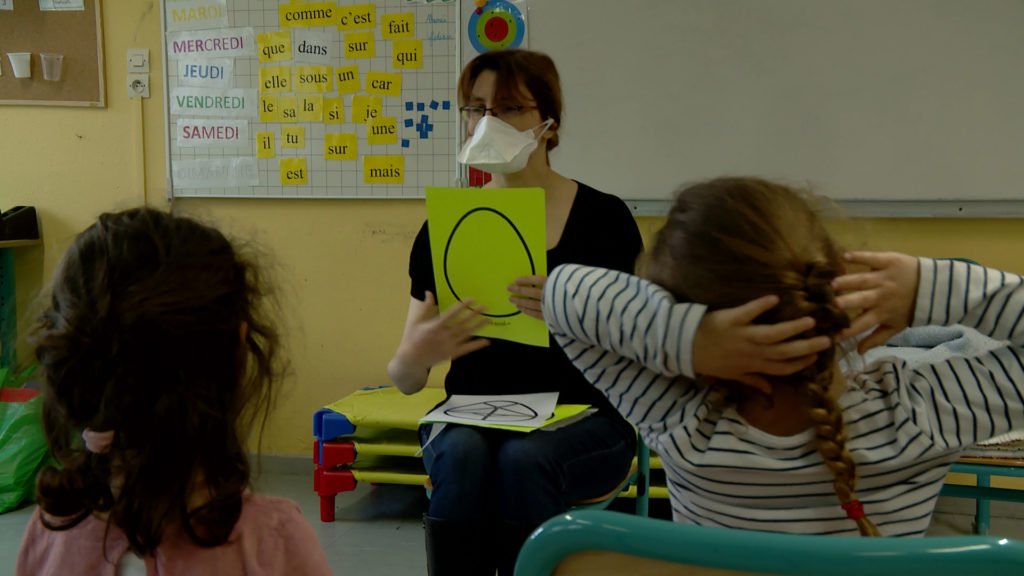 Maud Fontenoy accueille les enfants