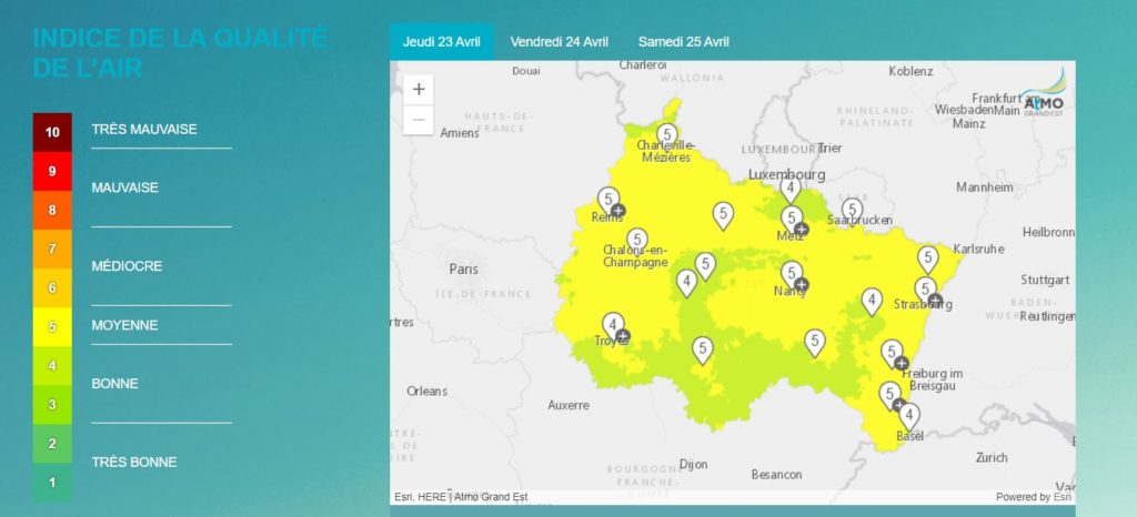 La qualité de l'air s'améliore