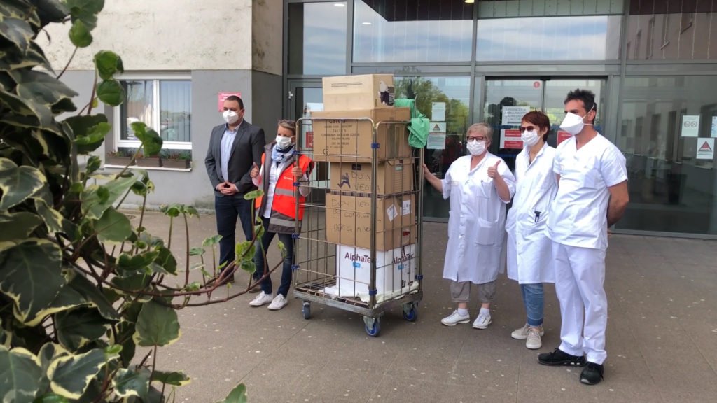 Le personnel de Veolia mobilisé pour équiper les soignants des hôpitaux de Sarreguemines
