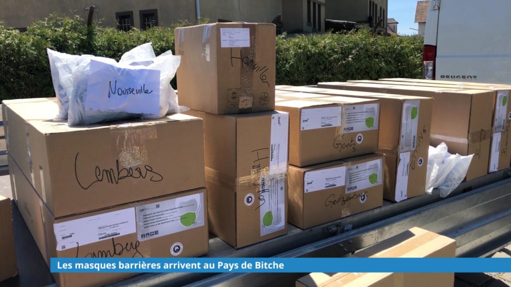 Les masques barrières arrivent au Pays de Bitche