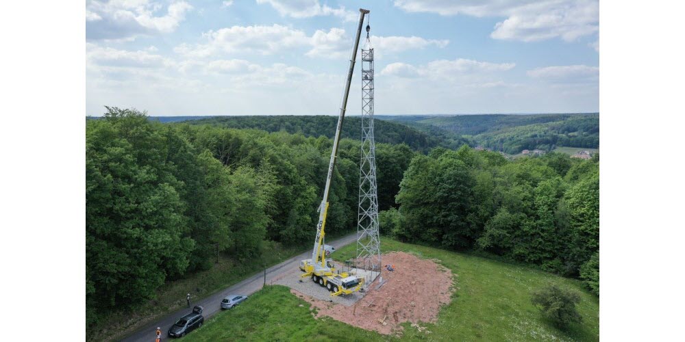 Une nouvelle antenne de téléphonie à Meisenthal