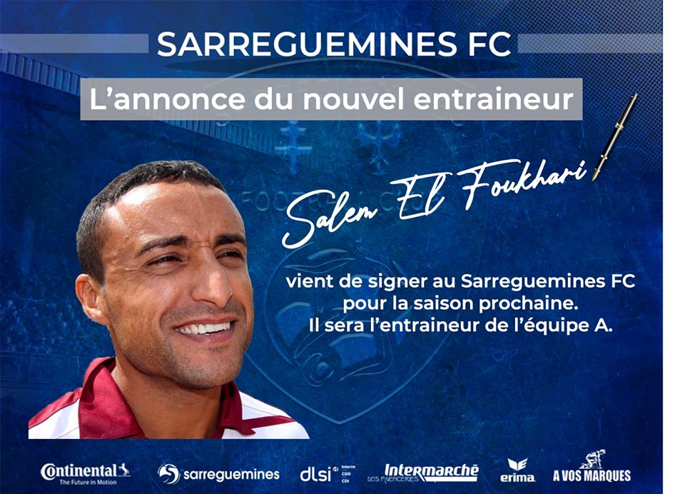 Salem El Foukhari, nouvel entraîneur du Sarreguemines FC