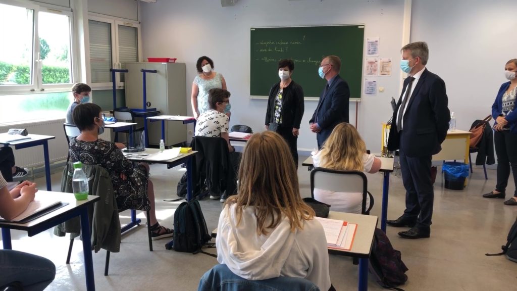 Visite du recteur au Lycée Teyssier de Bitche