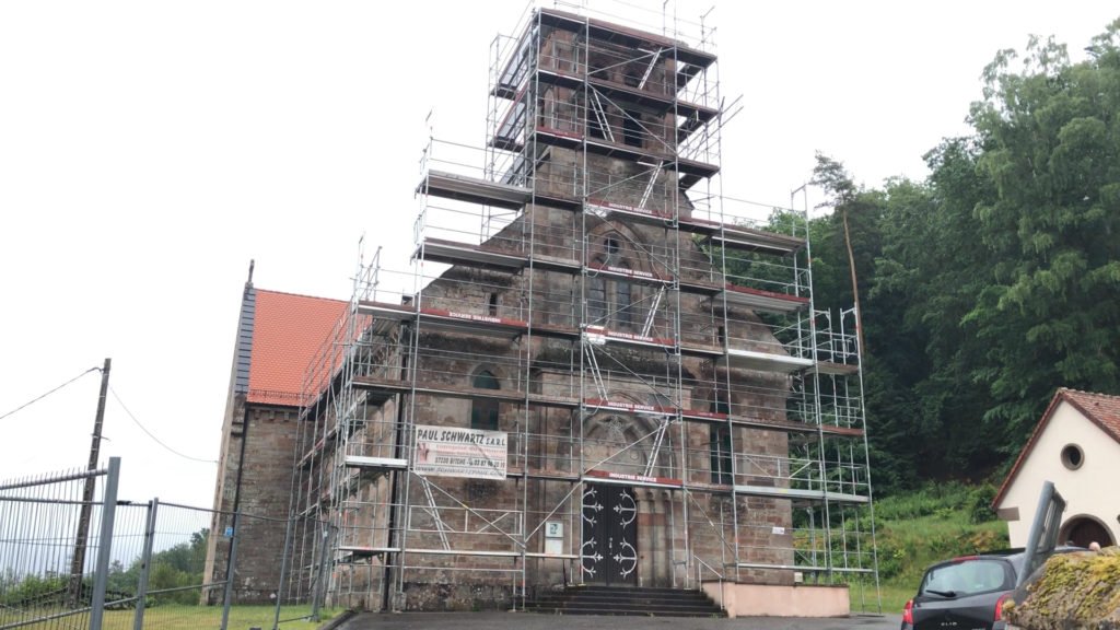 Un nouveau clocher pour Mouterhouse