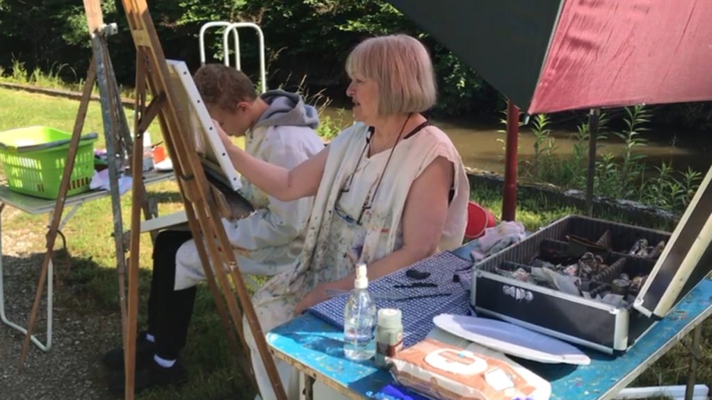 Première sortie pour les peintres de plein air