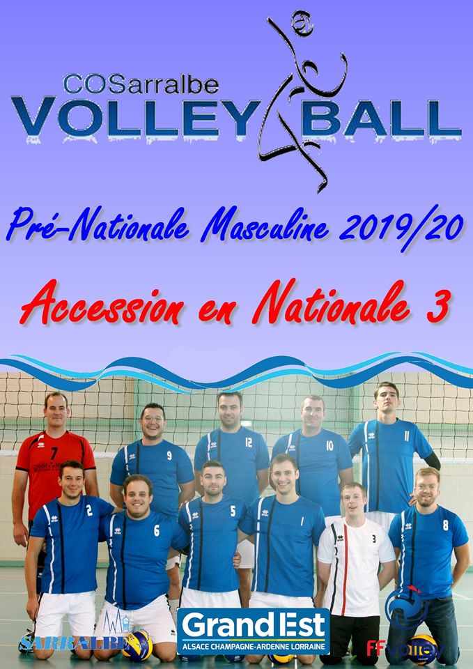 Le COS Volley-ball accède à la Nationale 3