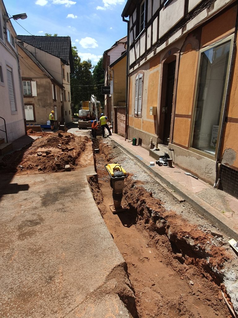 Renouvellement du réseau d’eau potable à Bitche