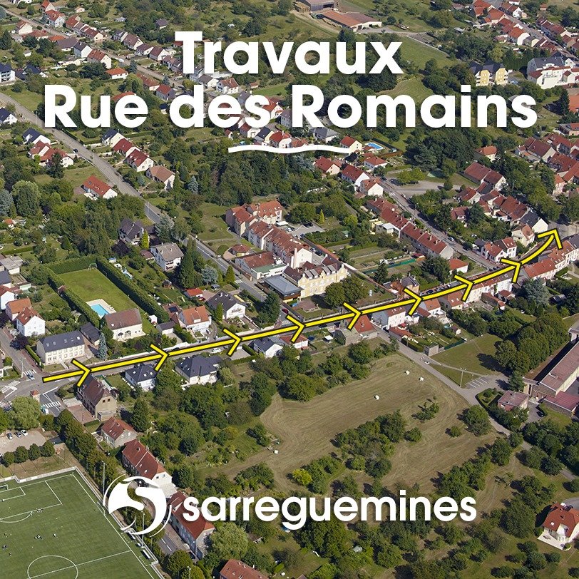 Rue des romains à Sarreguemines : la rénovation continue