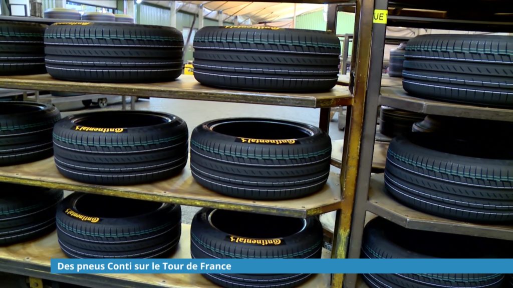 Des pneus Conti sur le Tour de France