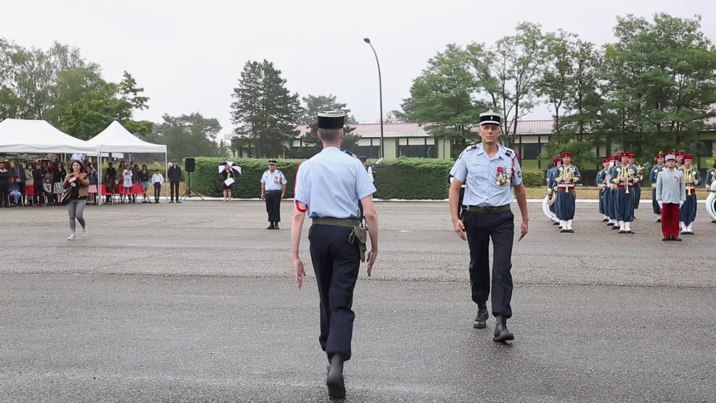 Passation de commandement au 16ème BC