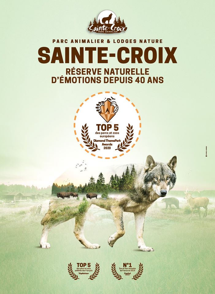 Le parc animalier de Sainte-Croix distingué