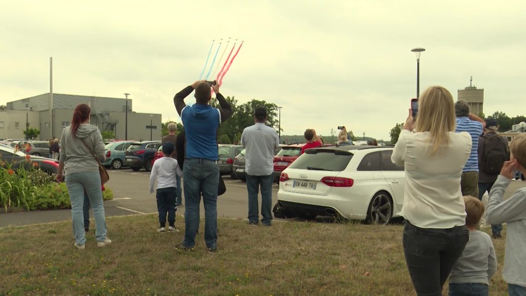 La Patrouille de France a survolé Sarreguemines