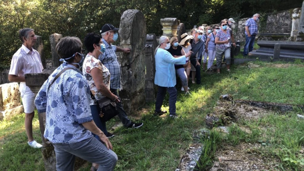 Visite du cimetière israélite de Frauenberg