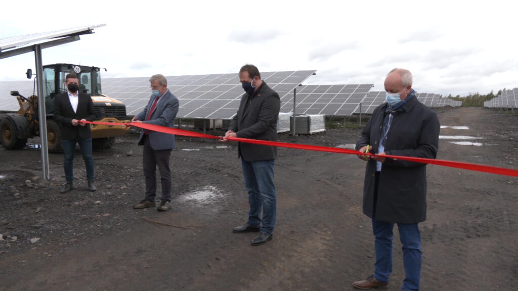 Le terril Wendel reconverti en centrale photovoltaïque