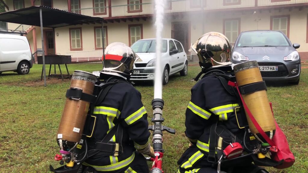 Les pompiers s’entraînent à Mouterhouse